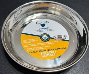 OurPets Durapet 1.75 Cup Metal no-skid Bowl