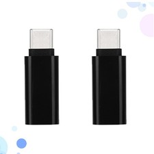 2 Pcs Audio Adapters and Connectors Usb Female Headphone Jack Earphone