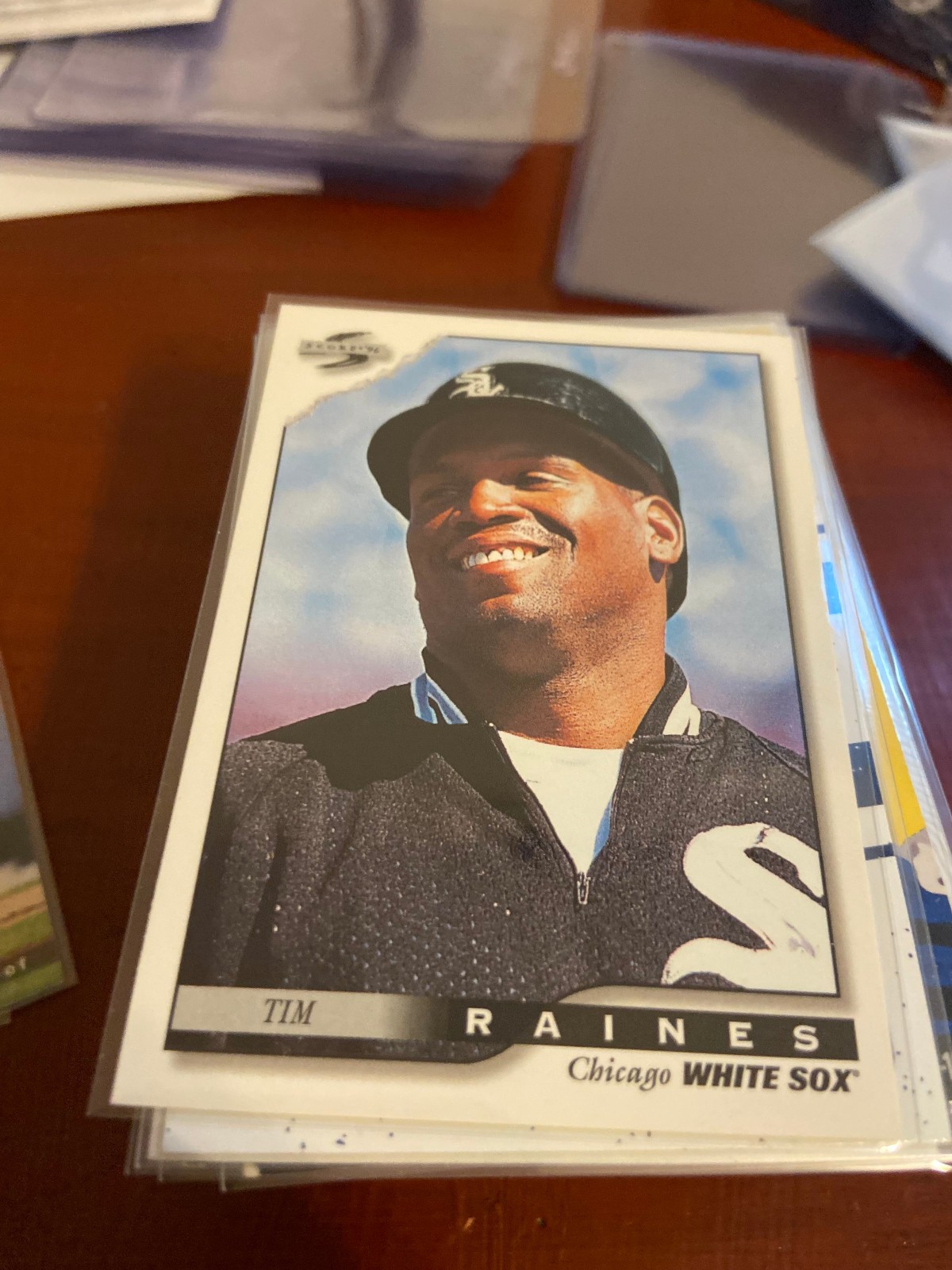 1996 Score #449 Tim Raines Chicago White Sox HOF