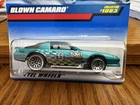 1999 Hot Wheels Blown Camaro Collector #1083 Green With Side Pipes VINTAGE VHTF