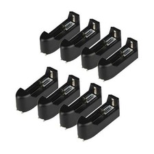 8pcs Single Battery Charger For 1865 16340 14500 26650 Rechargeable 3.7V Cell
