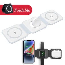 3In1 Wireless Charger Fast Charging Station Dock For Apple Watch Air Pods iPhone