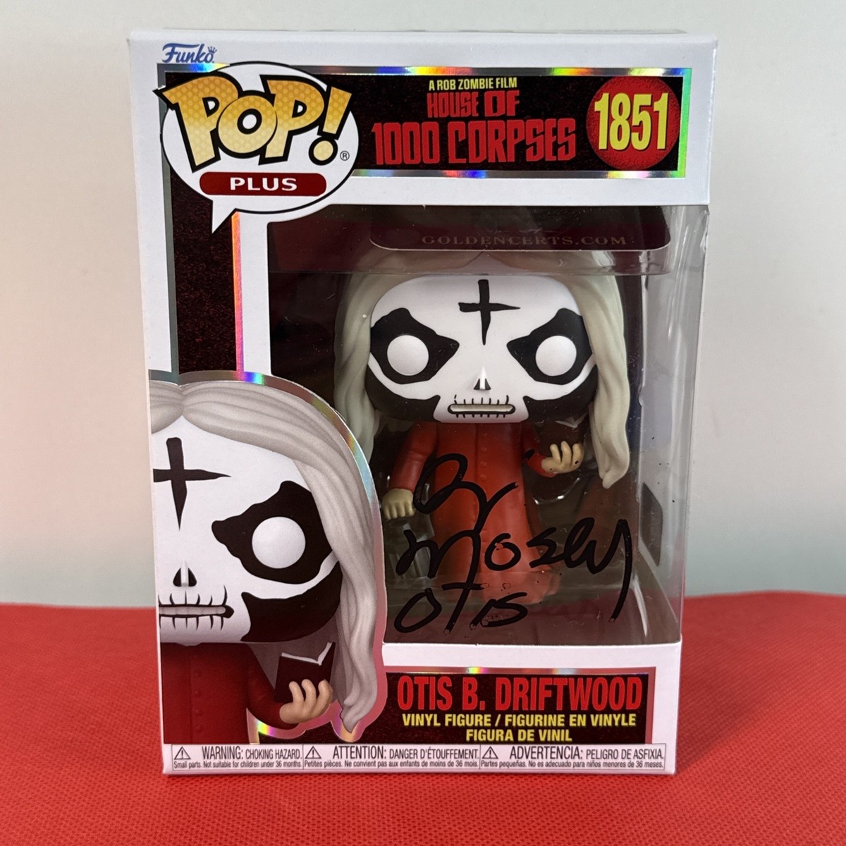 Bill Mosley Hand Signed Funko Pop! #1851 Otis House Of 1000