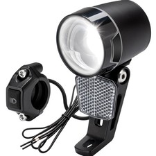 E-Bike Fahrradlicht LED, Frontlicht, StVZO, 50 Lux, Automatik, Reflektor