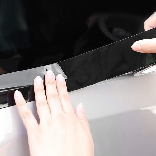 Anpassbarer Glanz für schwarze Autofolie Vinylfolie Kit Verbessern Sie Ihre Fah - Photo 4/36