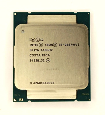 Intel Xeon E5-2687WV3 /  E5-2687W V3 SR1Y6  3,10GHz CPU  Sockel LGA2011-V3