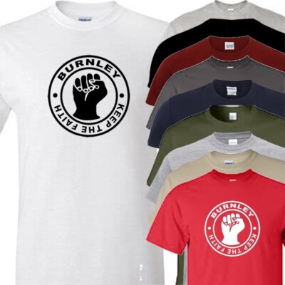 Burnley T-Shirt Fußball Neuheit Keep the Faith Opa Papa Design Väter