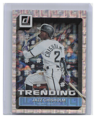 Jazz Chisholm 2022  Donruss Baseball - Trending Vector  - Miami Marlins