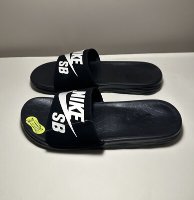Nike Benassi Solarsoft Men's Size 18 Slides Sandals Black 840067-001