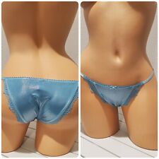 Victorias Secret Dream Angels Shiny Wet Look Bikini 4/XS Baby BLUE Wet Look
