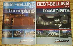 NEW Menards  Best Selling House  plans  Lot of 2 books  