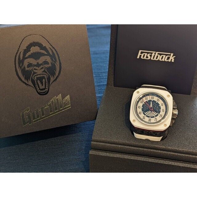 Gorilla Fastback RS White Automatic Men's Watch Used from Gorilla Fastback RS White Automatic Men's Watch Used from