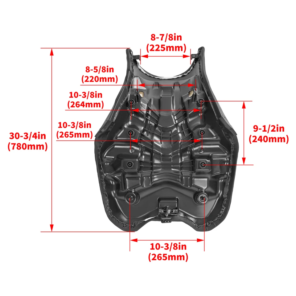 Asiento para Honda Rincon 650 TRX650 03-05 Rincon 680 TRX680FA TRX680FGA 4X4 06-23 Foto 2 de 4
