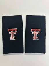 Texas Tech Red Raiders Under Armour Wristband Pair Unisex Black New