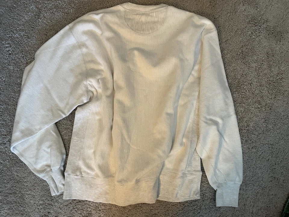 Champion Sudadera Tejido Inverso Inside Out Cuello Redondo Gris Plateado Para Hombre’s XL Foto 2 de 4