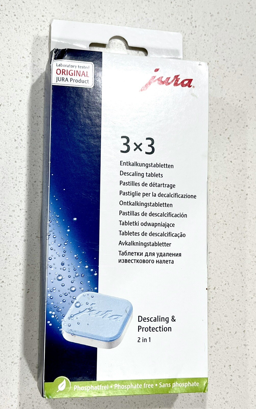Jura 3x3 Decalcifying/Descaling Tablets (9 Tablet Pack) #618