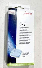 Jura 3x3 Decalcifying/Descaling Tablets (9 Tablet Pack) #61848
