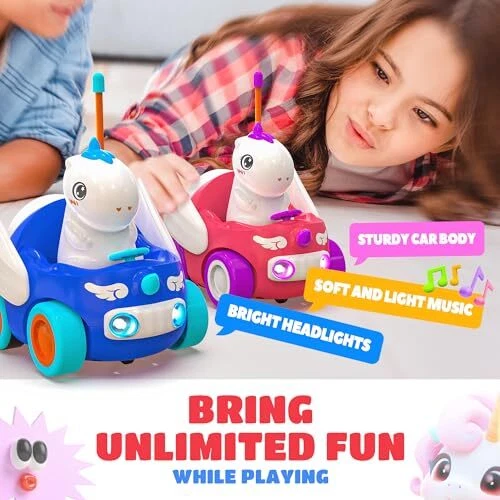 Remote Control Car for Toddlers 2 Pack Toddler Toys with