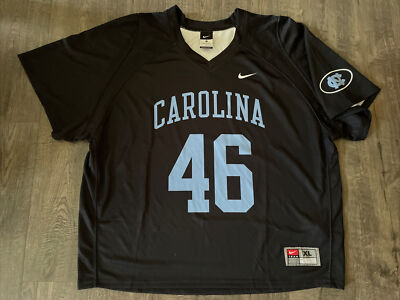 Authentic Game Worn UNC North Carolina Tar Heels Lacrosse Black