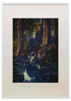 Parrish Maxfield The Glen 1936 A3 A4 gerahmter Druck Bild