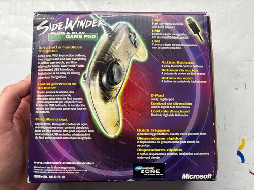 Microsoft Sidewinder USB Plug & Play Game Pad Windows 98 1.0 - Picture 5 of 17