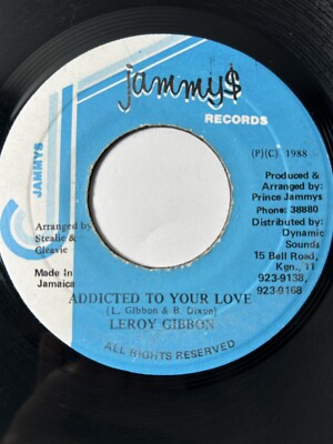 Leroy Gibbon   Addicted To Your Love / 7'' Vinyl Single / Reggae: Dancehall /1988