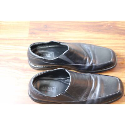Gordon Rush Black Leather Slip On Dress Shoes Size 15 | eBay