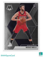 Nicolo Melli 2019-20 Panini Mosaic Base Prizm Rookie Card RC #216 Pelicans