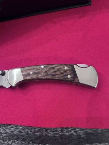 BUCK USA EXCLUSIVE 112 RANGER BOS S35VN BLADE WALNUT DYMALUX HANDLE. NIB - Picture 14 of 22