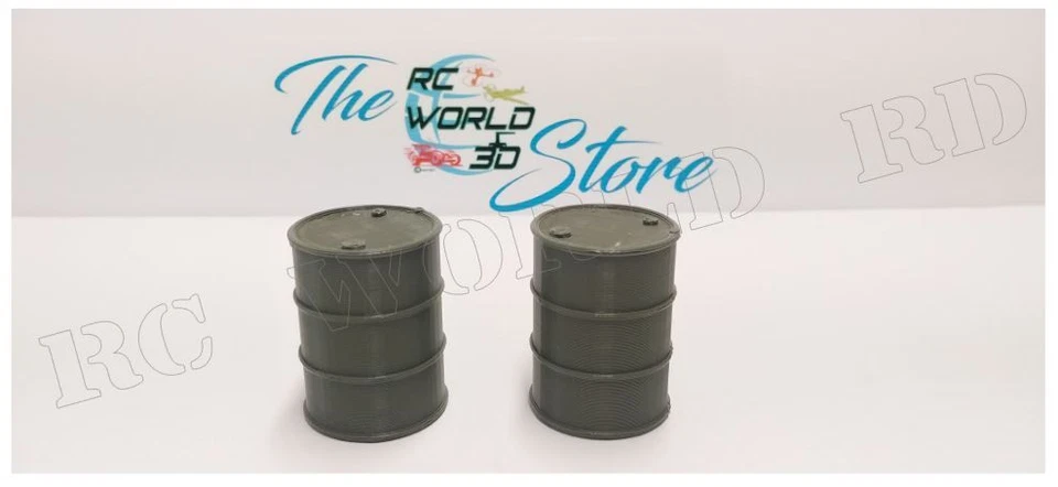 DRUM/BARREL Simulation MINI Scale Deco. RC Truck/Military/Diorama/Garage - Image 2 of 4