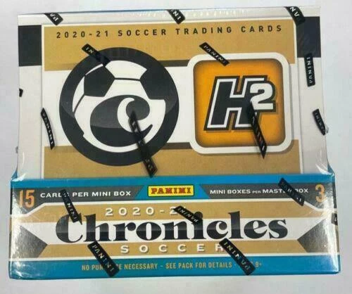 2020-21 Panini Chronicles H2 Soccer Sealed Factory Hobby Box IN HAND