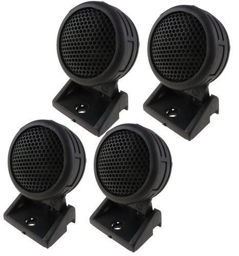 Two Pairs of 760W Super High Frequency Mini Car Dome Tweeters Built-In Crossover - Picture 8 of 10