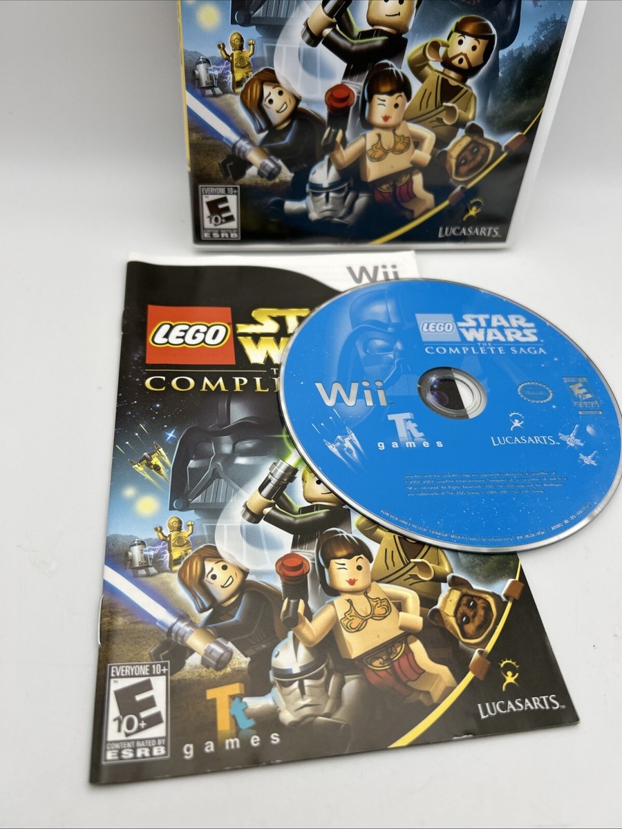 PlayStation 3、Wii ソフト LEGO Star Wars: The Complete Saga Nintendo Wii Tested/Cleaned-VG