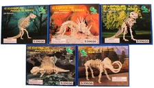 5 New Home School Schooling Kits IQ Assembling Products Dinosaur Puzzles #3