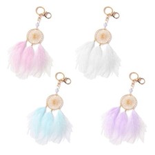 Charm Keychains Women Car Keyring Backpack Handbag Charm Pendant