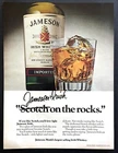 1978 Jameson Irish Whiskey on the Rocks photo "If You Like Scotch" print ad