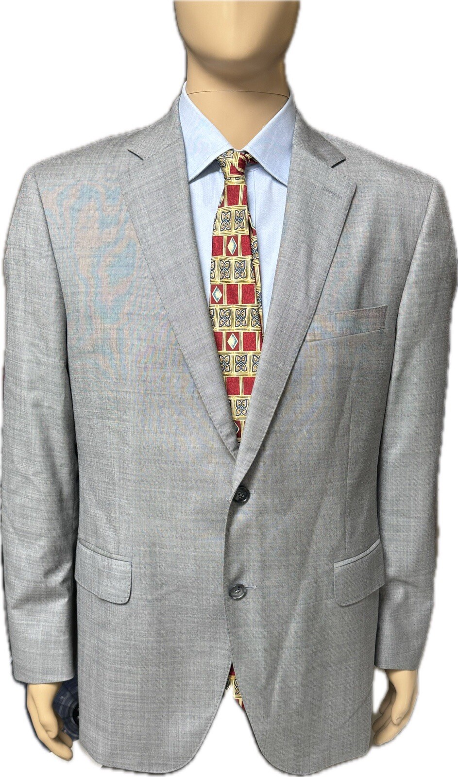 Peter Millar Blazer Mens 42R Solid Gray Wool Spor… - image 1