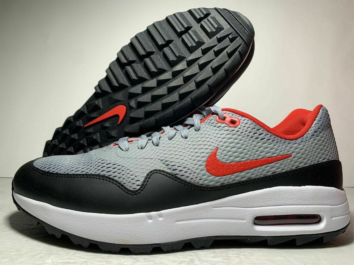 Nike Air Max 1 G Men's Golf Shoes/Cleats CI7576 002 Particle Grey