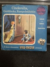 Vintage Cinderella Goldilocks Rumpelstiltskin View Master Reels Ft-5 -6 -13 1D