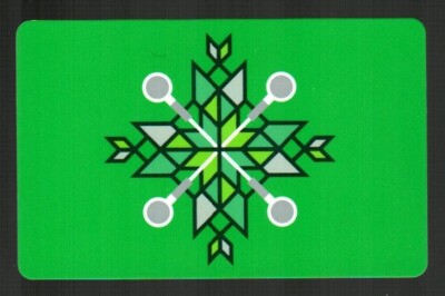 ITUNES Earbud Snowflake ( Green ) 2010 Gift Card ( $0 )