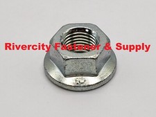 (5) M14x1.5 Metric FINE Thread Flange Hex Nut 14mm x 1.5 DIN 6923 Nuts M14-1.5