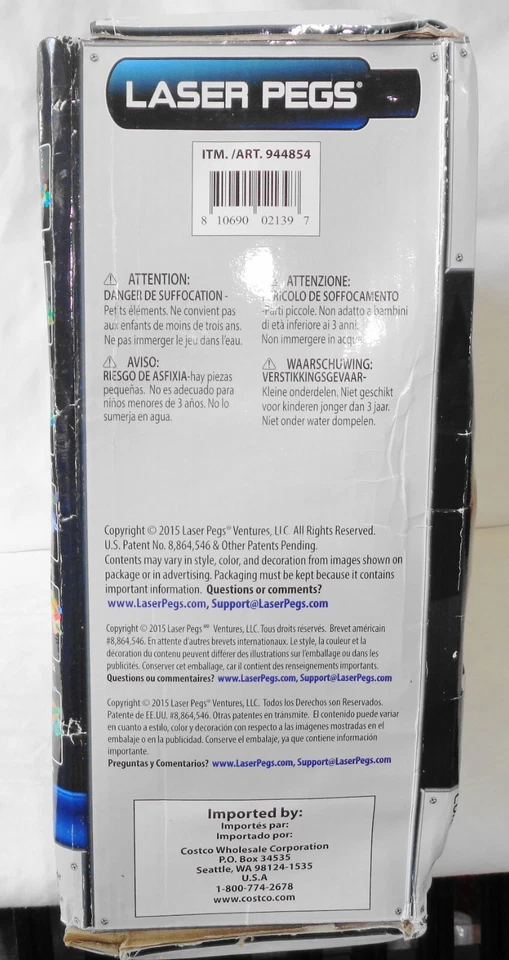 Clavijas láser Big Rig 281 piezas construcción 30 en 1 modelos ilumina edades 5+ Foto 4 de 4