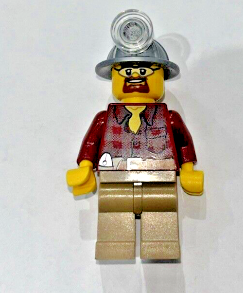 LEGO Flannel shirt Miner Male Minifigure RARE ~ Set 4204 4200 The Mine cty0309-image