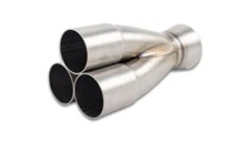 Vibrant Performance 10334 3-1 304 Stainless Steel Merge Collector