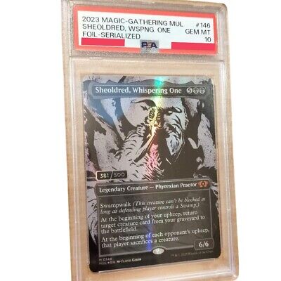 PSA10 2023 Magic The Gathering MTG Sheoldred Whispering Foil PSA10 2023 Magic The Gathering MTG Sheoldred Whispering Foil