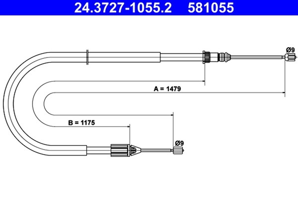 Handbremsseil Renault T. Scenic 99-03 PR-image