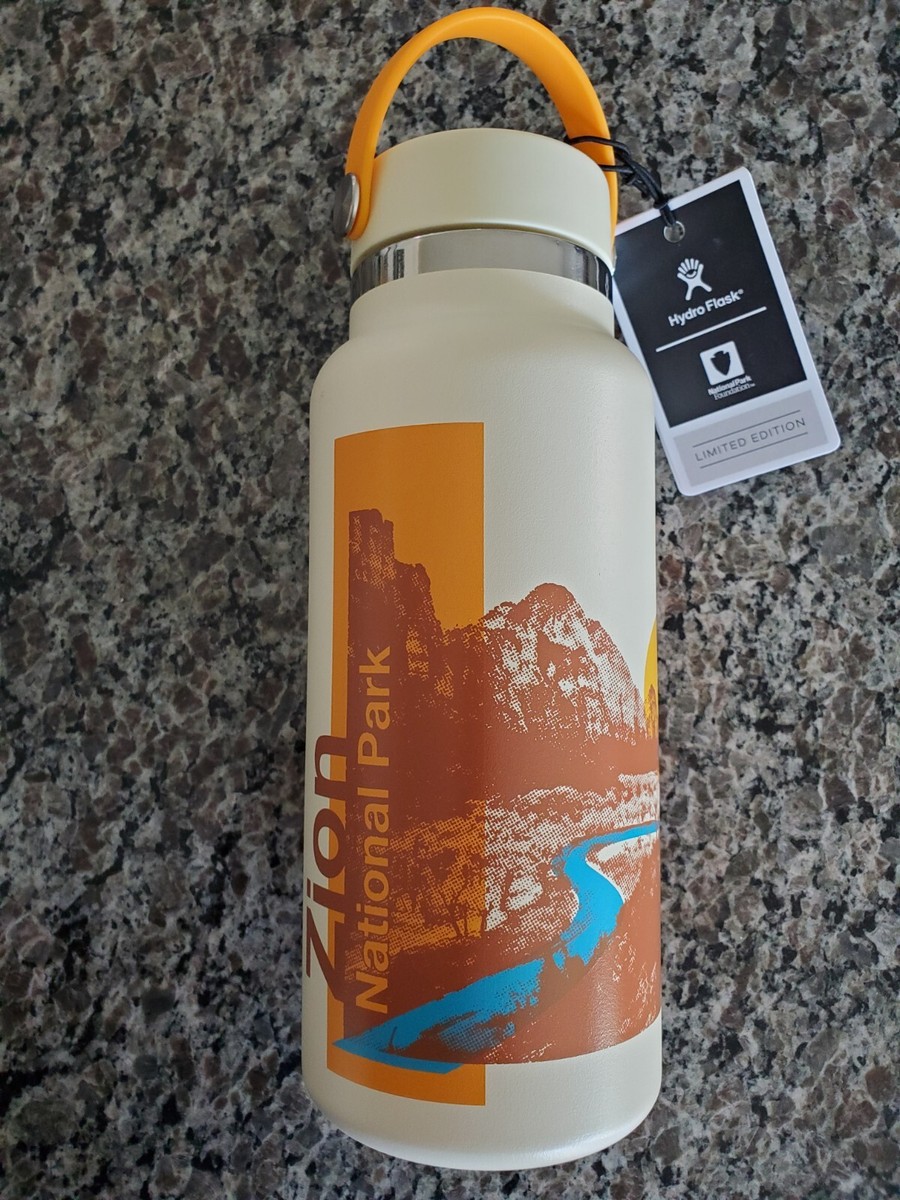 Hydro Flask 32 oz Zion National Park Edition Stainless Steel, New