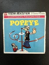 Vintage 1962 View Master Popeye B-516 3 Reels Booklet
