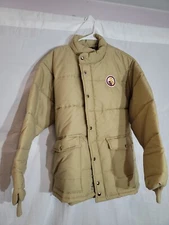 Puffer Jacket w/ Syngenta Seeds Patch Agriculture Farm Upstream VTG sz XL