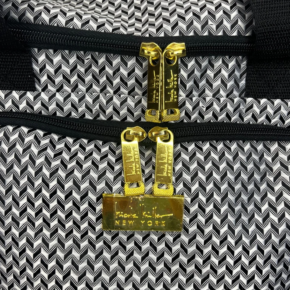 Дорожный чемодан Nicole Miller на колесиках ручная кладь New York дизайнерская коллекция - Изображение 2 из 4